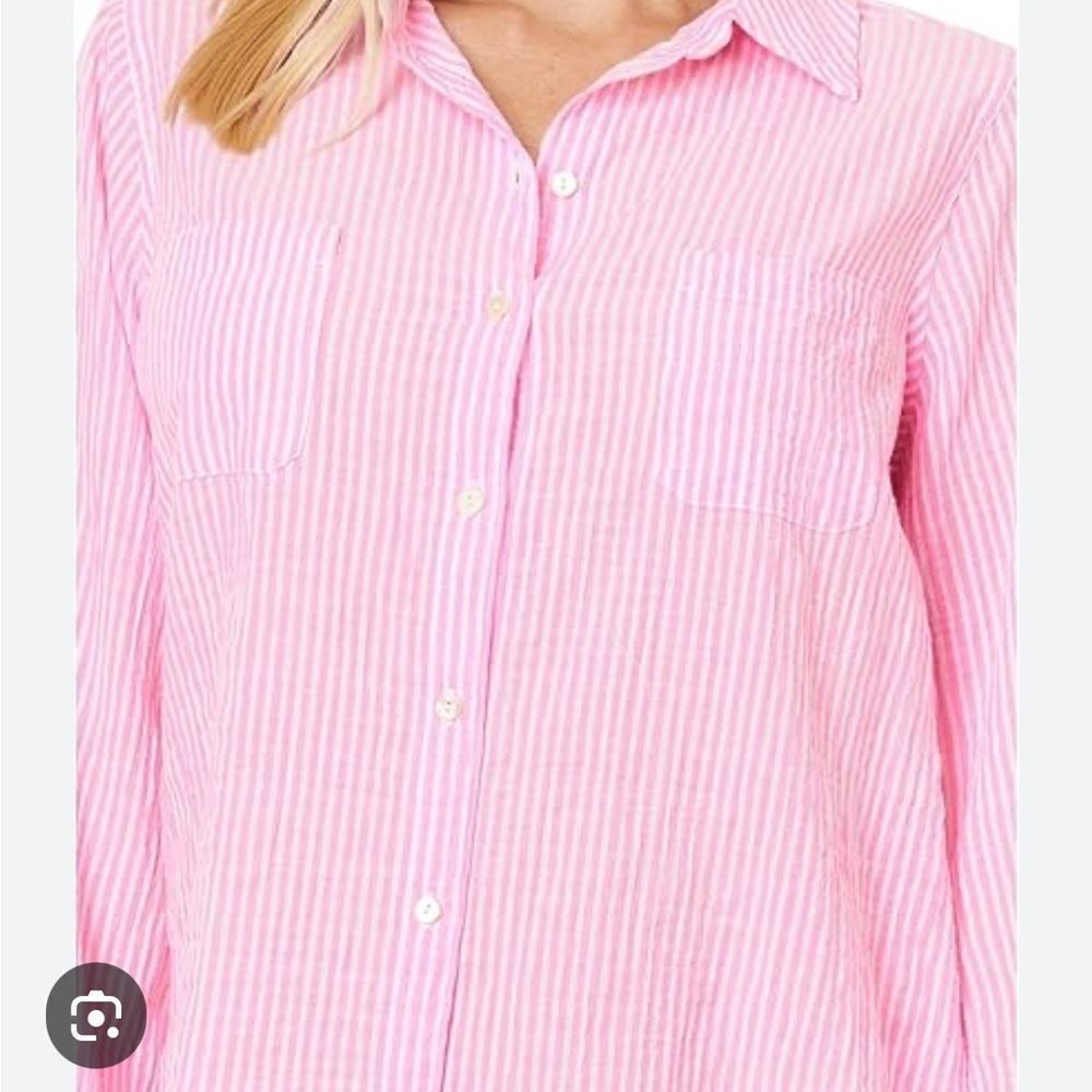 Lilly Pulitzer Sea View Button Down - Picture 4 of 7